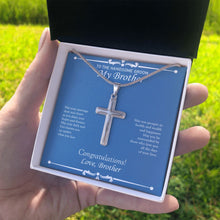 Load image into Gallery viewer, Prosper In Health stainless steel cross standard box on hand
