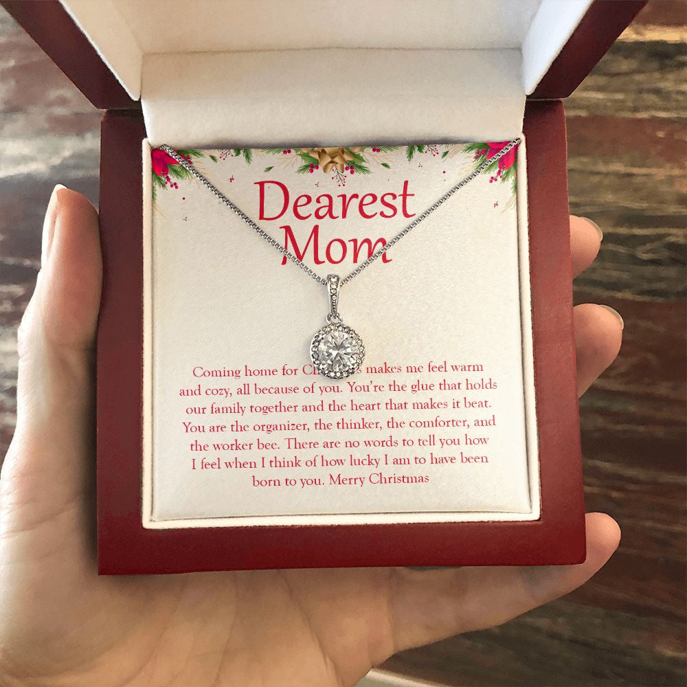 Warm And Cozy eternal hope necklace luxury led box hand holding