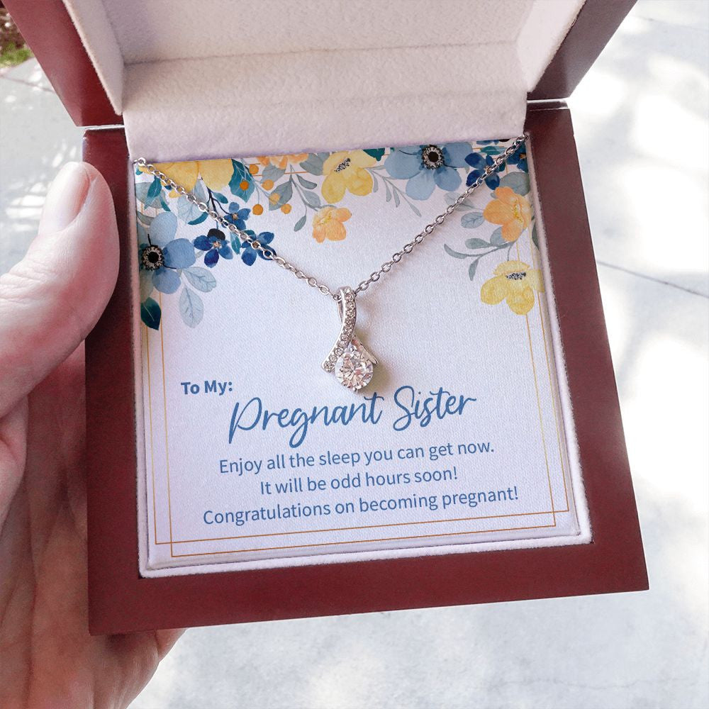 The Odd Hours alluring beauty necklace luxury led box hand holding