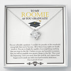 I Believe In You love knot necklace front