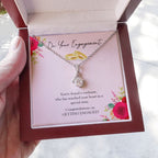 Found A Soulmate alluring beauty necklace luxury led box hand holding