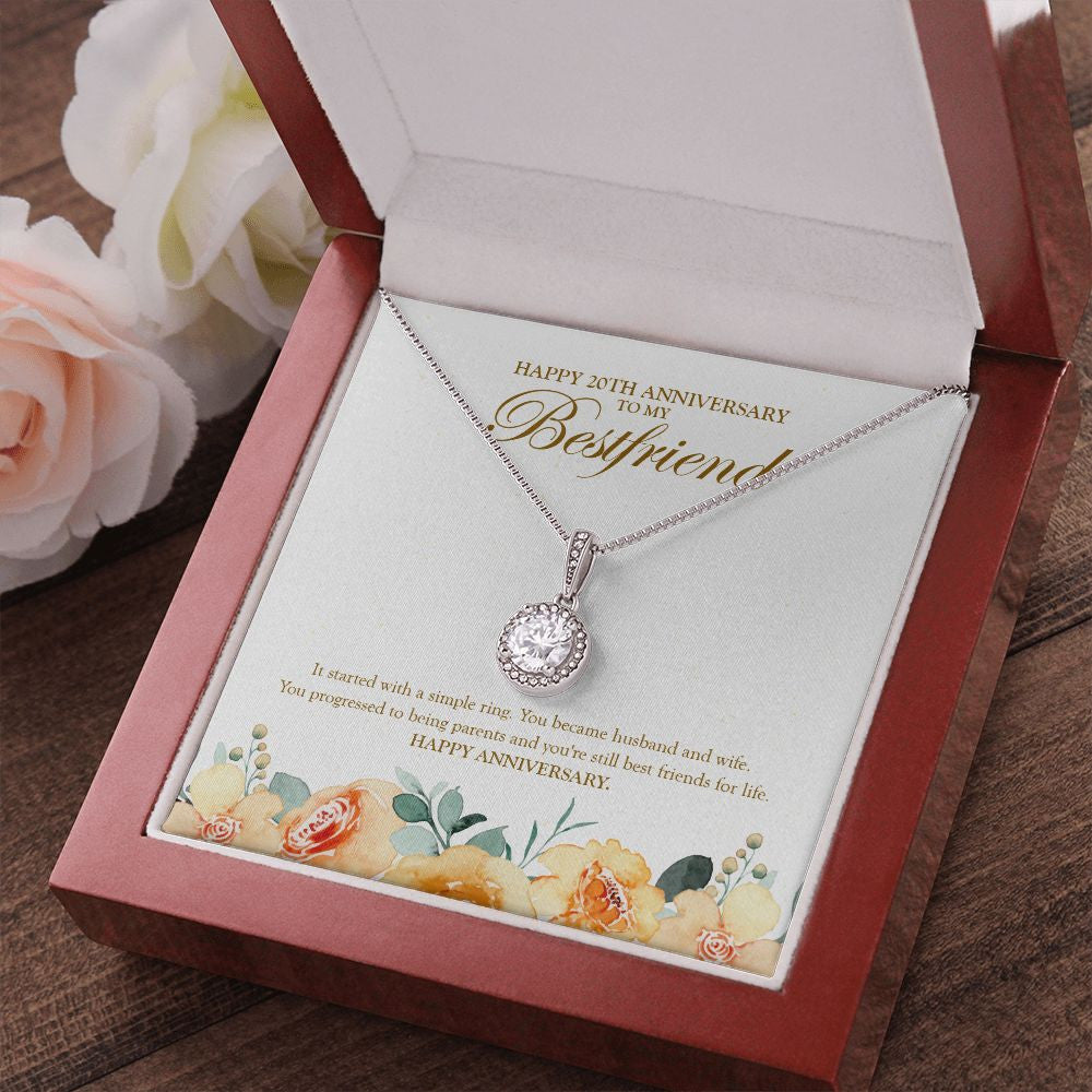 It Started As Simple Ring eternal hope pendant luxury led box red flowers