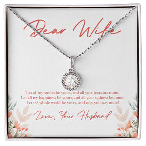 World is Yours eternal hope necklace front