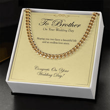 Load image into Gallery viewer, Endless Love Story cuban link chain gold standard box
