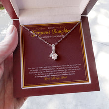 Load image into Gallery viewer, All Our Wishes Came True alluring beauty necklace luxury led box hand holding
