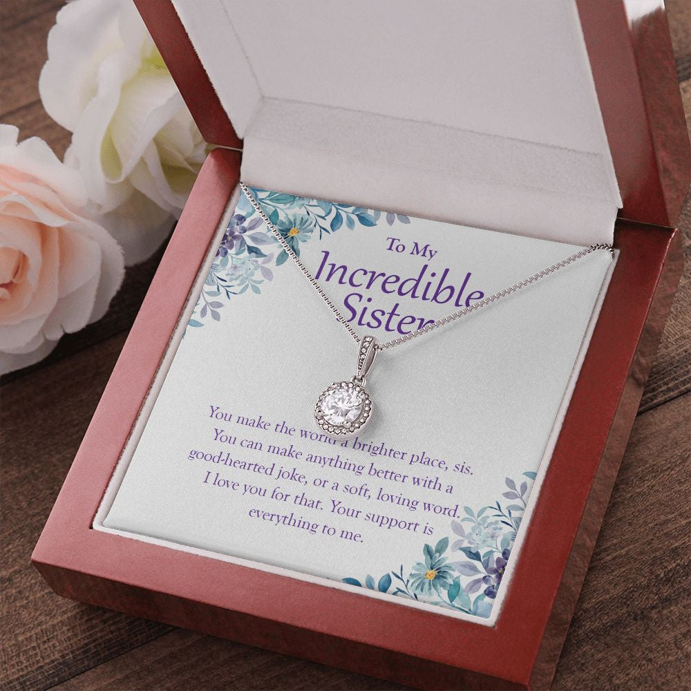 World A Brighter Place eternal hope pendant luxury led box red flowers