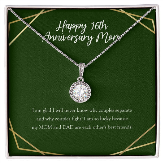 Glad I Will Never Know eternal hope necklace front