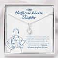 With Compassion And Care alluring beauty necklace front