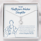 With Compassion And Care alluring beauty necklace front