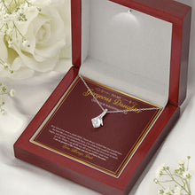 Load image into Gallery viewer, All Our Wishes Came True alluring beauty necklace premium led mahogany wood box
