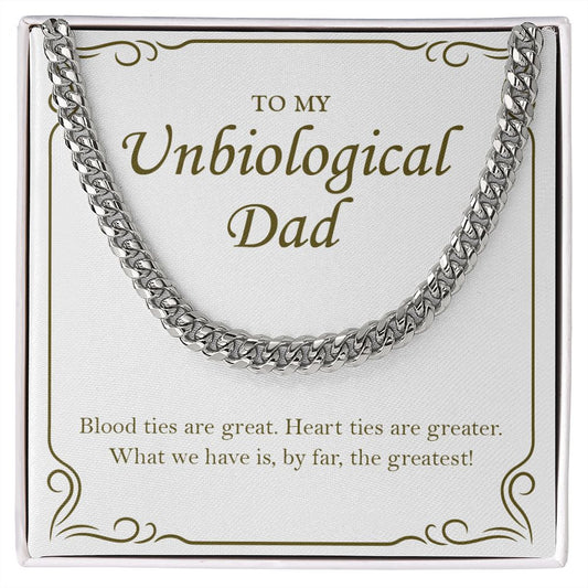 By Far The Greatest cuban link chain silver front