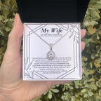 Moment Of Treasure eternal hope necklace in hand