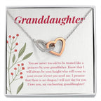 Treated Like A Princess interlocking heart necklace front