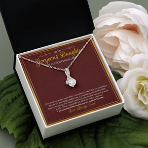 All Our Wishes Came True alluring beauty pendant white flower