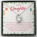 Your Special Light forever love silver necklace front
