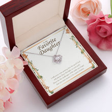 Load image into Gallery viewer, Light On Your Path love knot pendant luxury led box red flowers
