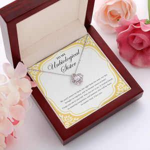 Fate Brought Us love knot pendant luxury led box red flowers