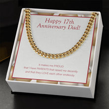 Load image into Gallery viewer, Love Endlessly cuban link chain gold standard box
