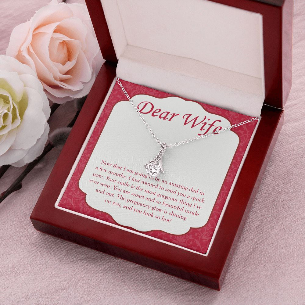 Pregnancy Glow Is Shining alluring beauty pendant luxury led box flowers