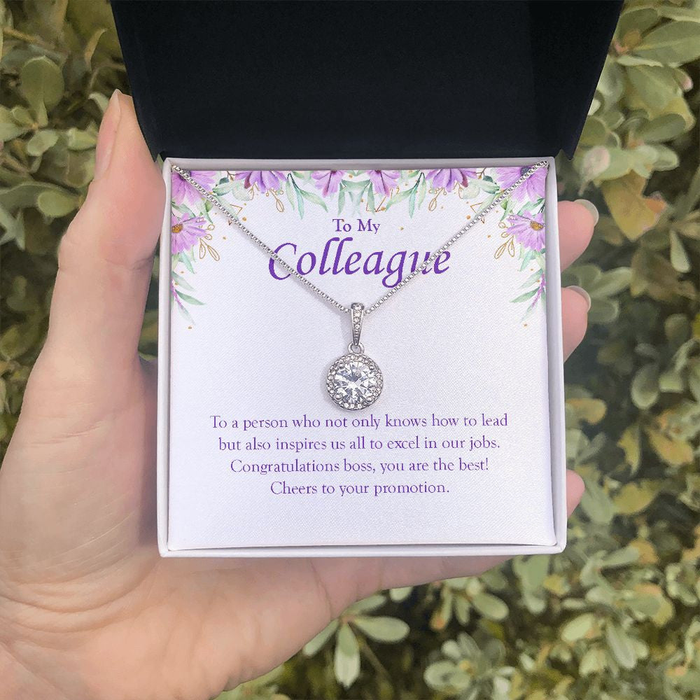 Inspire Us To Excel In Our Jobs eternal hope necklace in hand