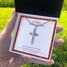 Load image into Gallery viewer, Exciting Chapter In Life stainless steel cross standard box on hand
