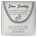 Eager To Finally Meet You cuban link chain silver front