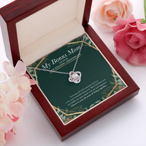 Love Is The Most Beautiful love knot pendant luxury led box red flowers