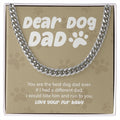 Run To You cuban link chain silver front