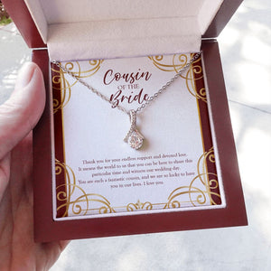 Endless Support alluring beauty necklace luxury led box hand holding