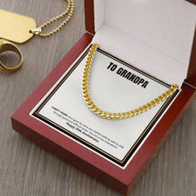 Load image into Gallery viewer, Good And Bad Times Together cuban link chain gold luxury led box
