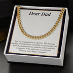 Inspiration For All Of Us cuban link chain gold standard box