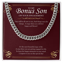 Load image into Gallery viewer, Happy And Blessed cuban link chain silver front
