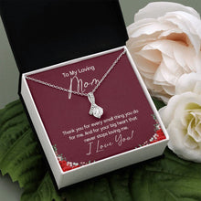 Load image into Gallery viewer, Small Things Big Heart alluring beauty pendant white flower

