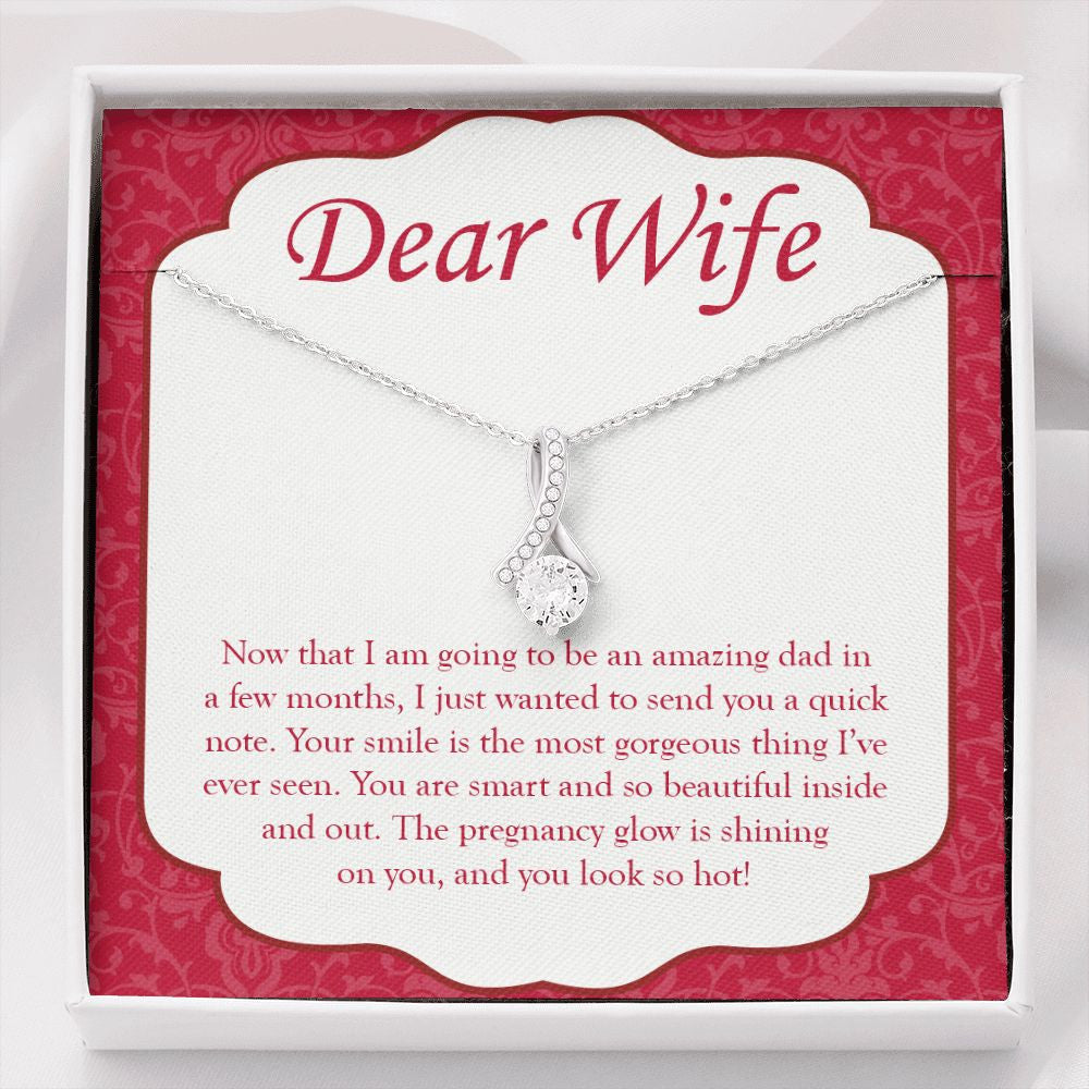 Pregnancy Glow Is Shining alluring beauty necklace front