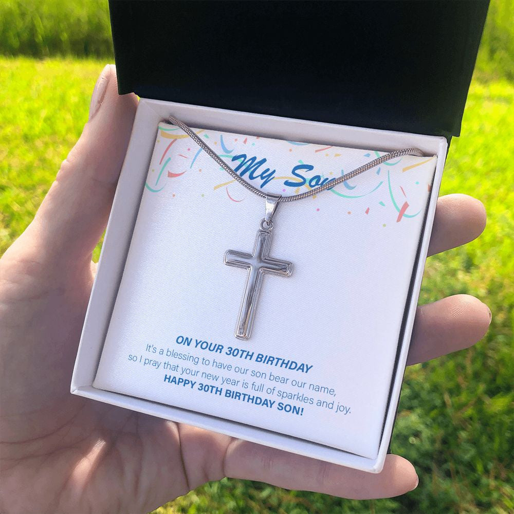 Full Sparkles And Joy stainless steel cross standard box on hand