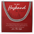 Colorful Magical Festival cuban link chain silver front