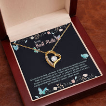 Load image into Gallery viewer, Fate Has Brought Us Together forever love gold pendant premium led mahogany wood box
