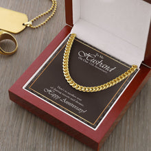 Load image into Gallery viewer, Share Sunsets And Dreams cuban link chain gold luxury led box
