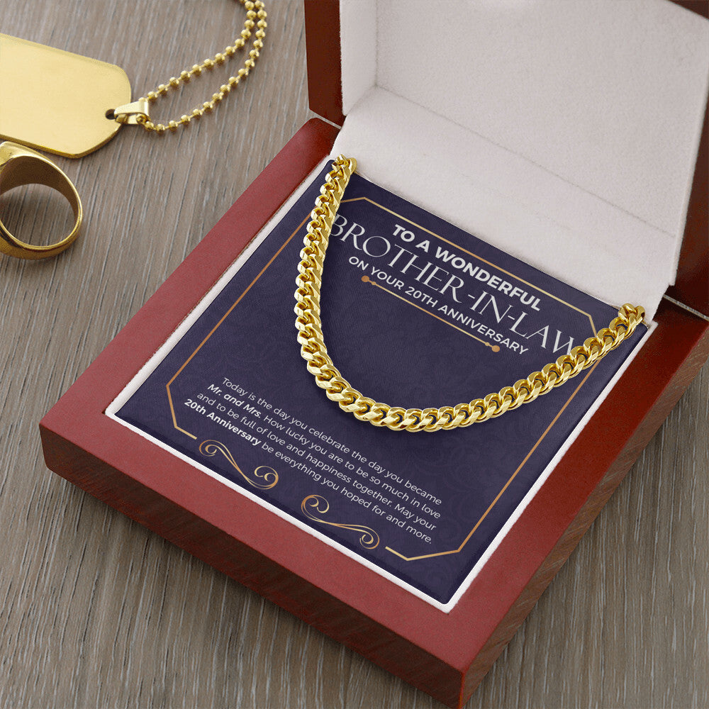 How Lucky You Are cuban link chain gold luxury led box