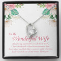 Knocked Out Of My Senses forever love silver necklace front