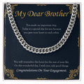 Important Step cuban link chain silver front