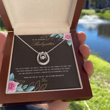 Load image into Gallery viewer, Little Hands You Gently Hold horseshoe pendant luxury hold hand
