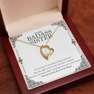 You are so much more forever love gold pendant premium led mahogany wood box