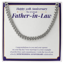 Load image into Gallery viewer, Example Of Perfect Love cuban link chain silver front
