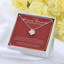 Load image into Gallery viewer, Gave your Soul love knot pendant yellow flower
