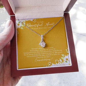 Becoming A Team alluring beauty necklace luxury led box hand holding