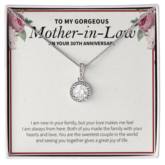 Family With Heart And Joy eternal hope necklace front