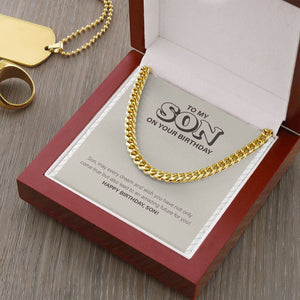Amazing Future Of You cuban link chain gold luxury led box