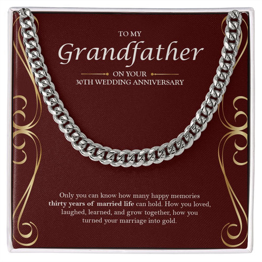 Only You Can Know How cuban link chain silver front
