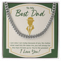 You're the greatest cuban link chain silver front
